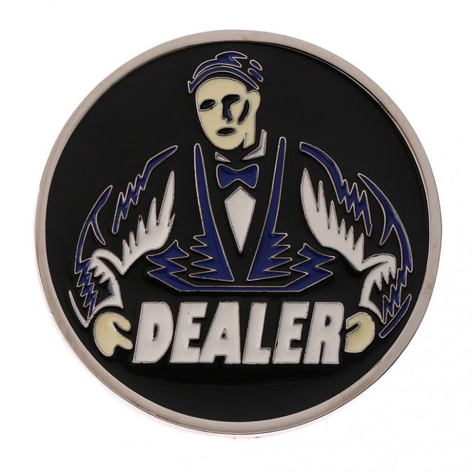 Hovedbilde Dealer button i metall